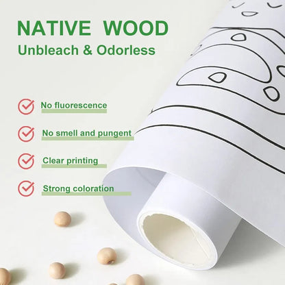 Kids Coloring Roll – Creative Coloring Sheets