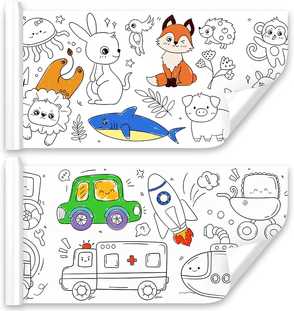 Kids Coloring Roll – Creative Coloring Sheets