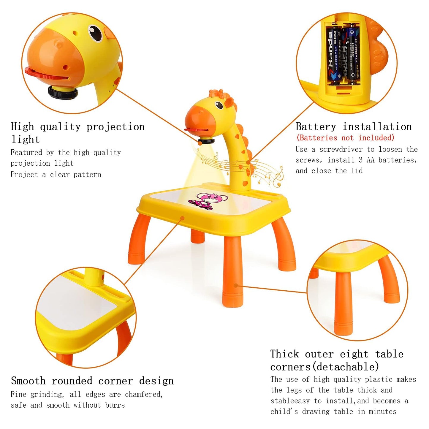 Giraffe Projector Drawing Table