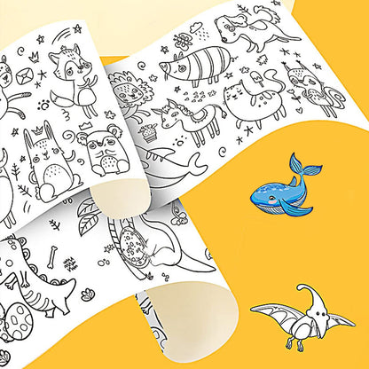 Kids Coloring Roll – Creative Coloring Sheets