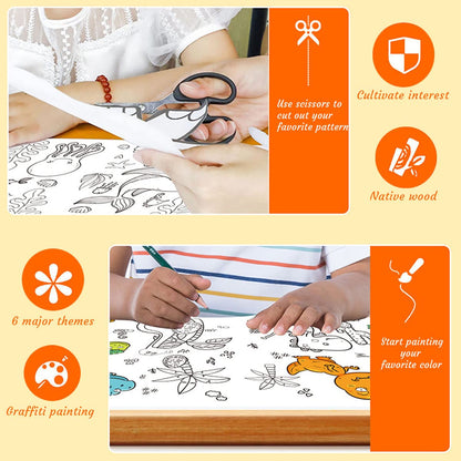 Kids Coloring Roll – Creative Coloring Sheets