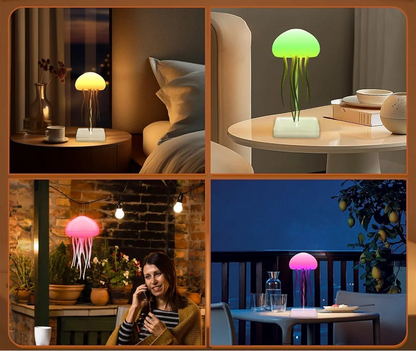 LED Jellyfish Night Light – Rechargeable with Dancing Tentacles