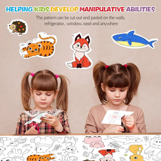 Kids Coloring Roll – Creative Coloring Sheets