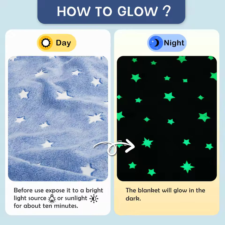 Magic Glow in the Dark Blanket