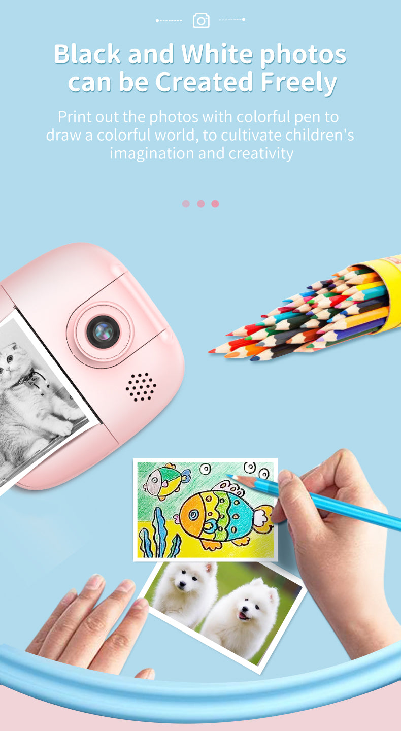 Instant Print Camera – Portable Pocket Photo Printer