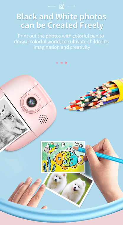 Instant Print Camera – Portable Pocket Photo Printer