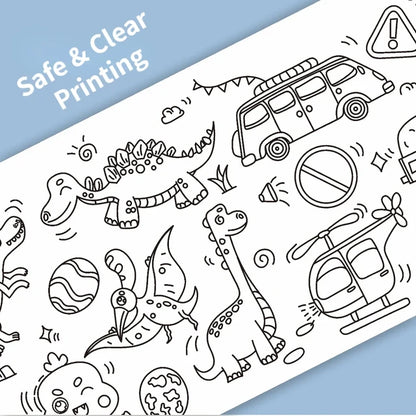 Kids Coloring Roll – Creative Coloring Sheets