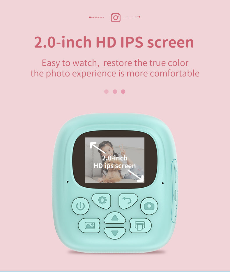 Instant Print Camera – Portable Pocket Photo Printer