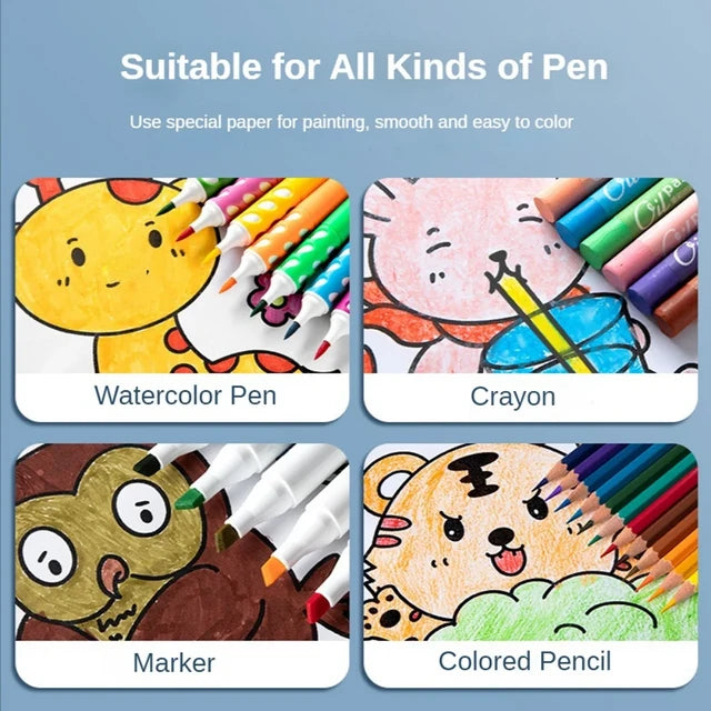 Kids Coloring Roll – Creative Coloring Sheets