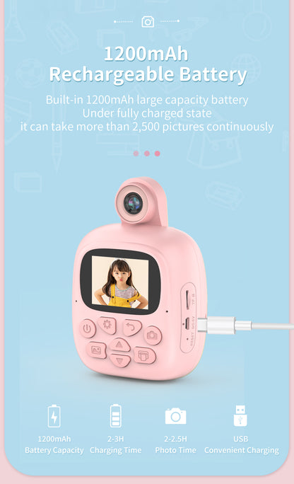 Instant Print Camera – Portable Pocket Photo Printer