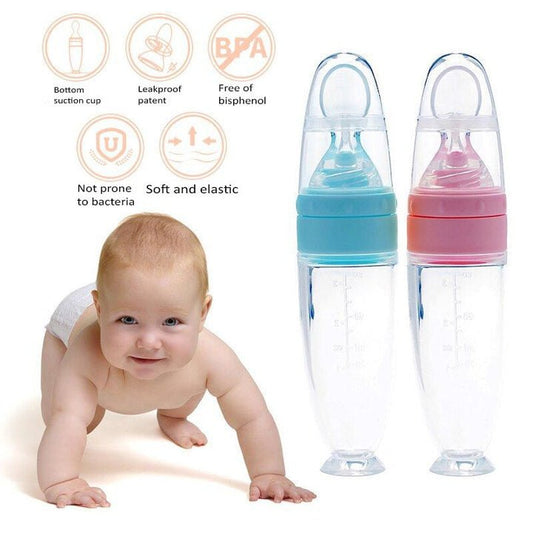 Baby Silicone Spoon Bottle (MHP-068)